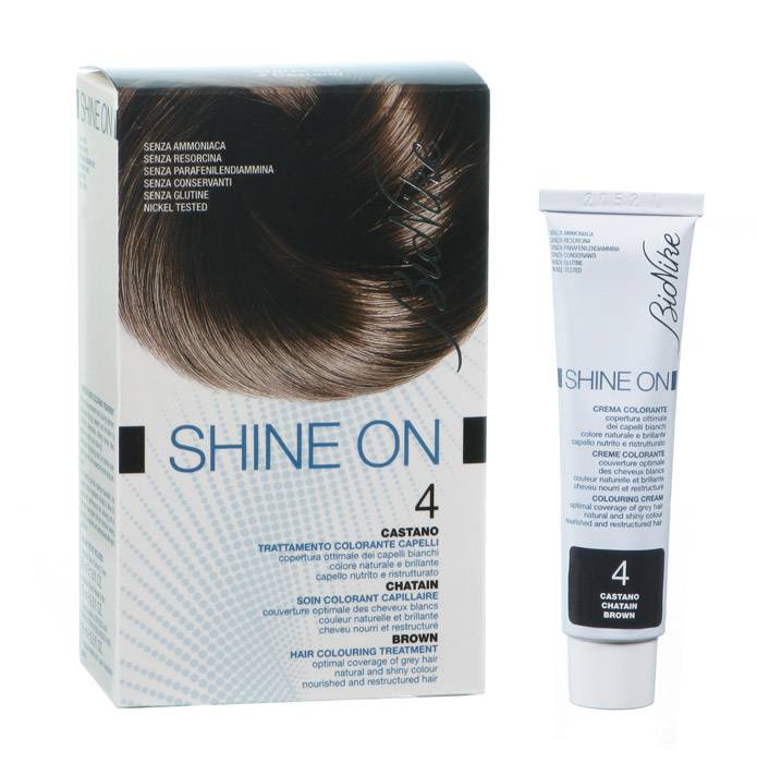 BioNike Shine On Castano 4 Trattamento Colorante Tinta Capelli